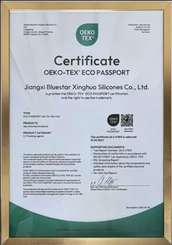 OEKO‑TEX® ECO PASSPORT 