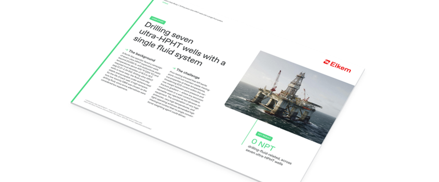 Case study Drilling seven ultra-HPHT wells with a single fluid system
